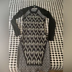 RACHEL Rachel Roy size M dress with sheer sleeves